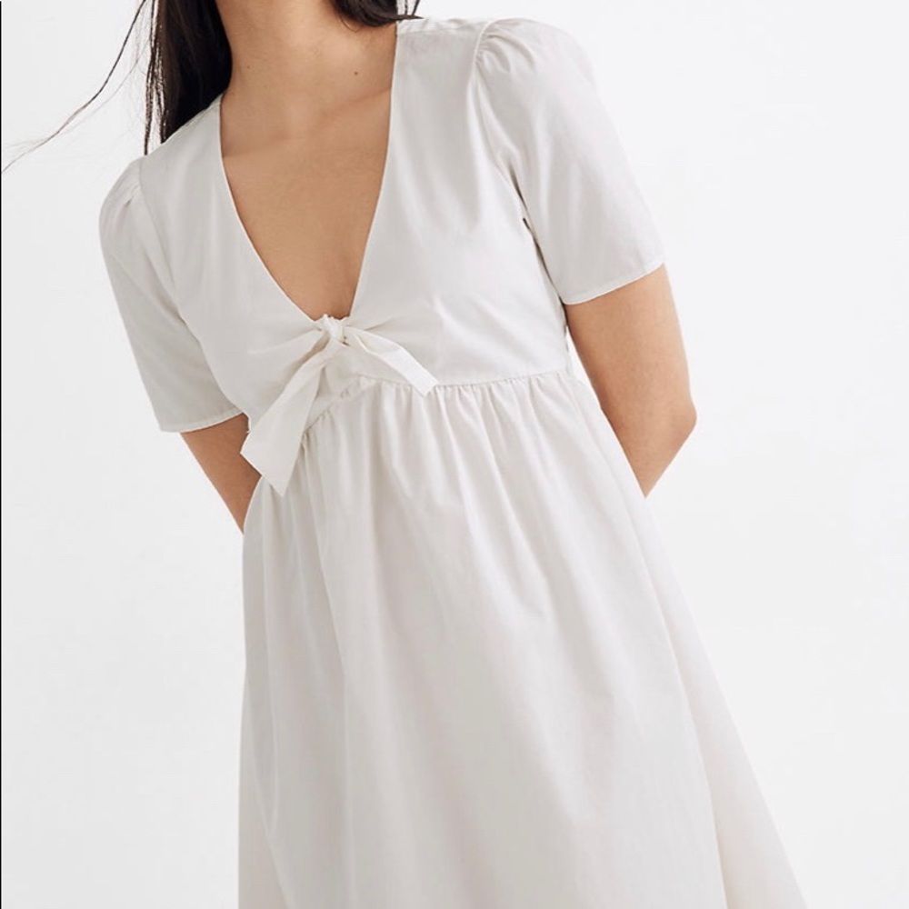 Madewell Tie-front Mini Dress